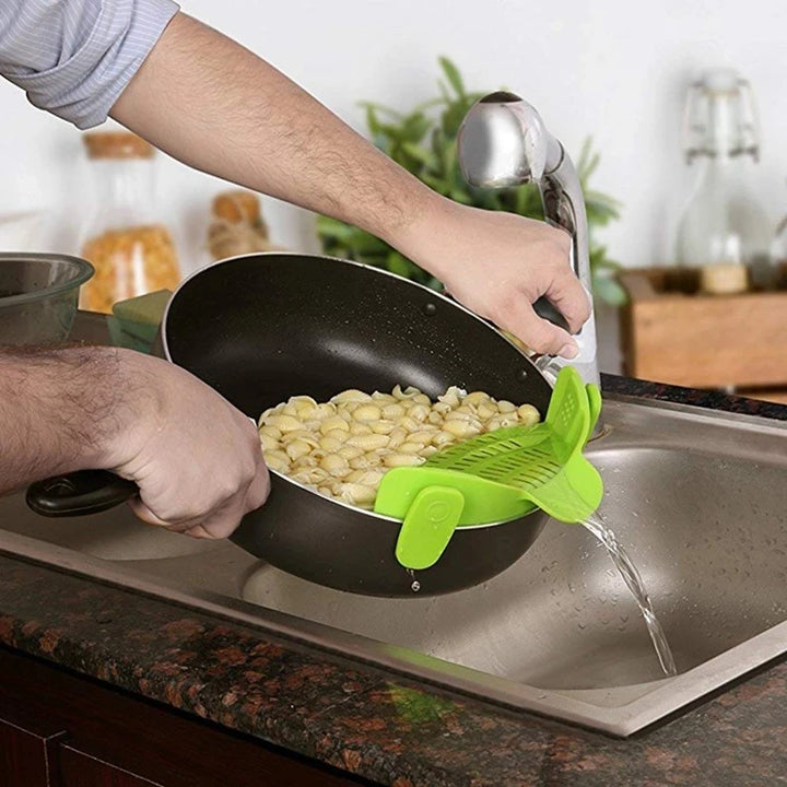 GripStrain Silicone Clip-On Strainer