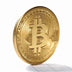 Gold Plated Bitcoin Coin Collectible