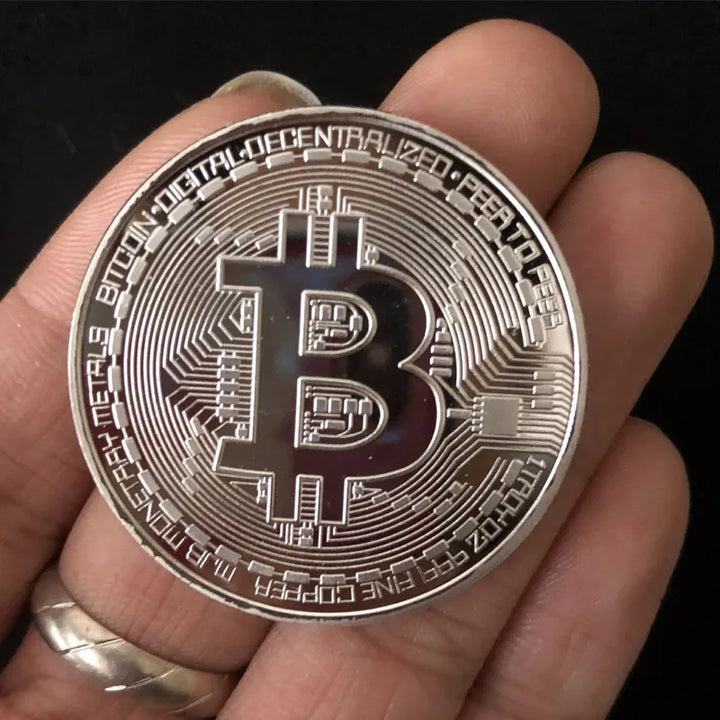 Gold Plated Bitcoin Coin Collectible