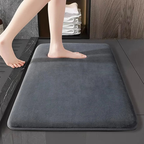 SoftStep Ultra Absorbent Coral Velvet Bathroom Mat