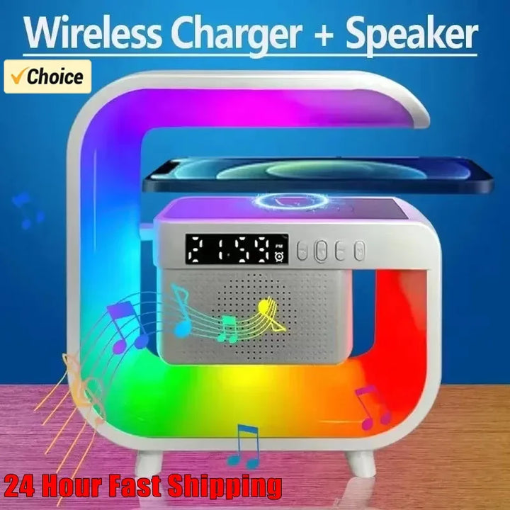 Multifunctional Wireless Charger & Bluetooth Speaker