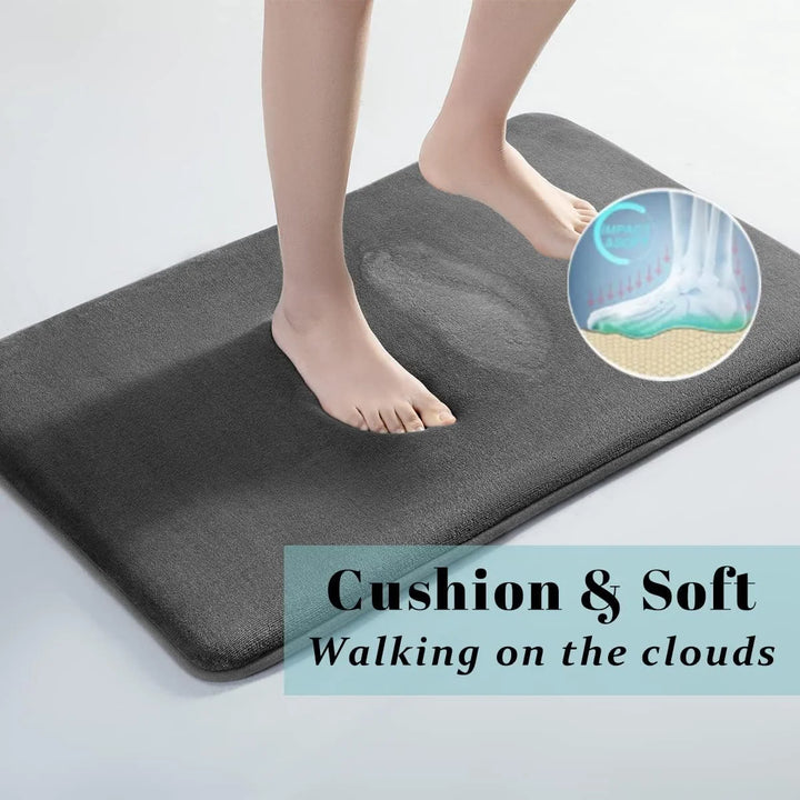 SoftStep Ultra Absorbent Coral Velvet Bathroom Mat